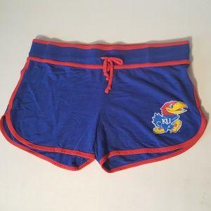 Sideline Kansas Jayhawks KU Sexy Booty Shorts Lrg